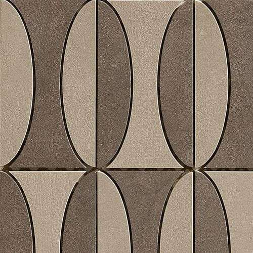 Декоративные элементы Floor Gres Industrial Moka/Taupe Decoro B 739440, цвет коричневый бежевый, поверхность матовая, квадрат, 300x300