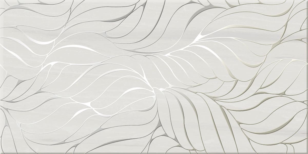 Керамическая плитка Axima Андалусия Флора, цвет белый, поверхность глянцевая, прямоугольник, 250x500