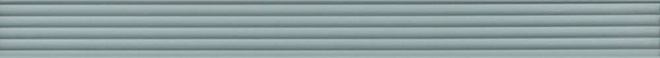 Бордюры Kerama Marazzi Бордюр Монфорте ментоловый структура обрезной LSA010R, цвет голубой, поверхность матовая, прямоугольник, 34x400