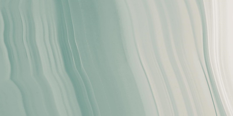 Керамическая плитка Ceracasa Absolute Jungle Pulido, цвет бирюзовый, поверхность полированная, прямоугольник, 491x982