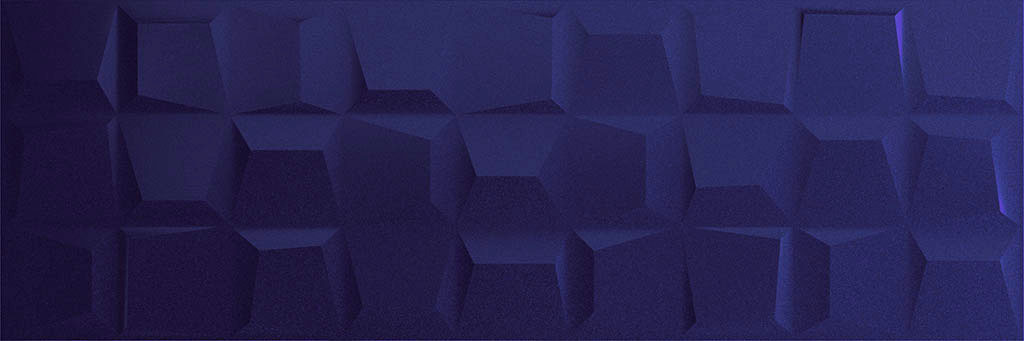 Декоративные элементы Sanchis Square Colours Navy, цвет синий, поверхность рельефная, прямоугольник, 330x1000