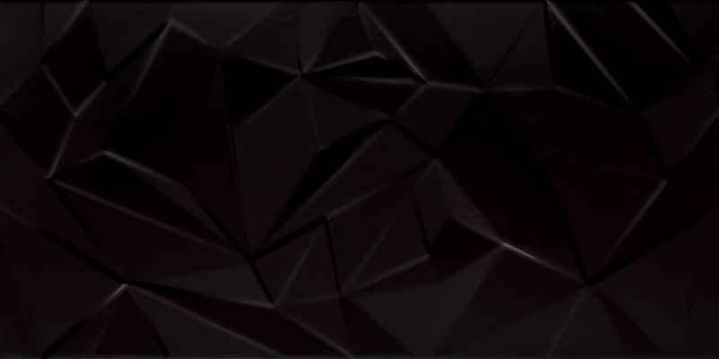 Керамическая плитка Paradyz Synergy Nero Sciana B Struktura, цвет чёрный, поверхность структурированная, прямоугольник, 300x600