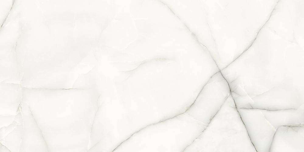Керамогранит Azulev Crystal White, цвет белый, поверхность полированная, прямоугольник, 600x1200