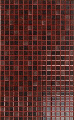 Керамическая плитка Mapisa Rev. Coctail Red, цвет бордовый, поверхность глянцевая, прямоугольник, 250x400