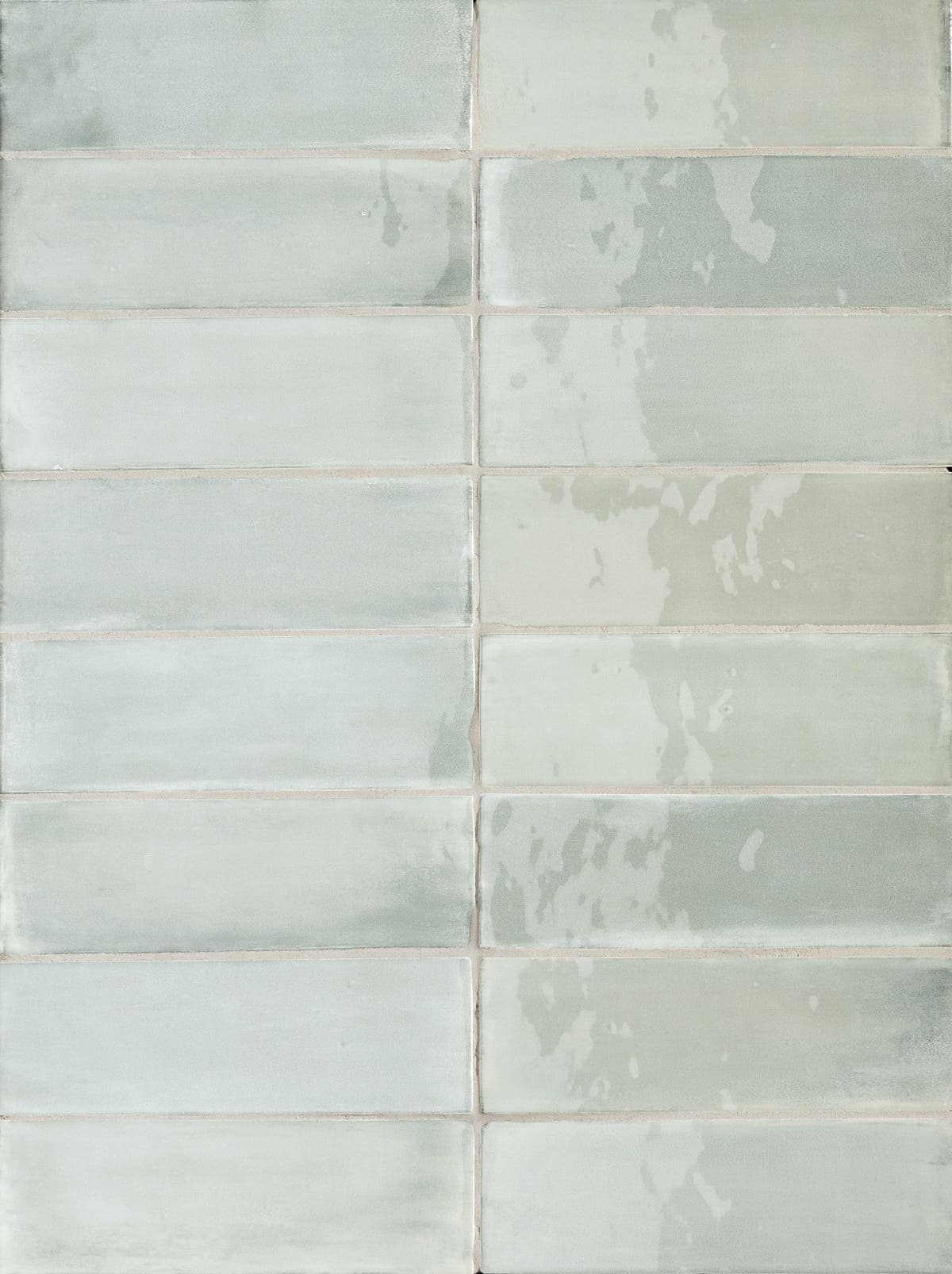 Керамическая плитка Sartoria Tbrick Aquamarine SATB1016G, цвет серый, поверхность глянцевая, прямоугольник, 52x160
