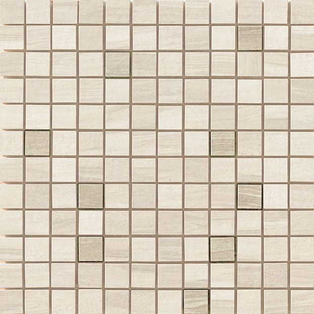 Мозаика Serenissima Urban Mosaico Snow 1043916, цвет серый, поверхность матовая, квадрат, 304x304