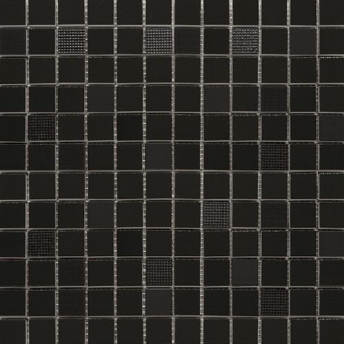 Мозаика Cedam Lustri Mosaico Nero Lucido, цвет чёрный, поверхность глянцевая, квадрат, 315x315