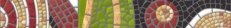 Бордюры Keros Fresh Cen. Gaudi, цвет разноцветный, поверхность глянцевая, прямоугольник, 50x400