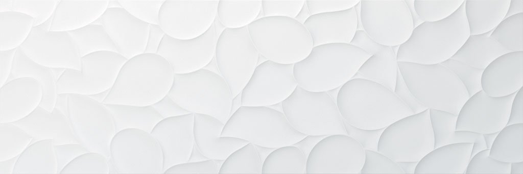 Декоративные элементы Sanchis Leaf Colours White, цвет белый, поверхность рельефная, прямоугольник, 330x1000
