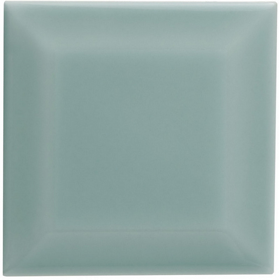 Керамическая плитка Adex ADNE5634 Biselado PB Sea Green, цвет зелёный, поверхность глянцевая, квадрат, 75x75