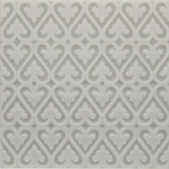 Декоративные элементы Adex ADOC4008 Relieve Persian Surf Gray, цвет серый, поверхность глянцевая, квадрат, 150x150