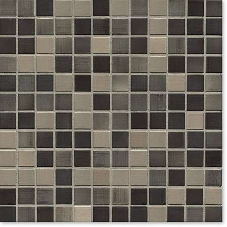 Мозаика Jasba 6597H Highlands Peat Grey Mix, цвет разноцветный, поверхность матовая, квадрат, 316x316