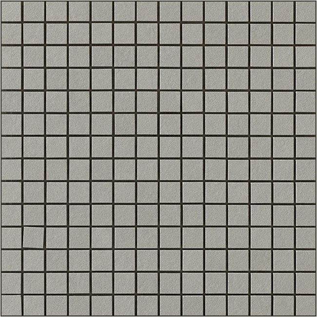 Мозаика Impronta Nuances Grigio Mosaico B NU023MB, цвет серый, поверхность матовая, квадрат, 300x300