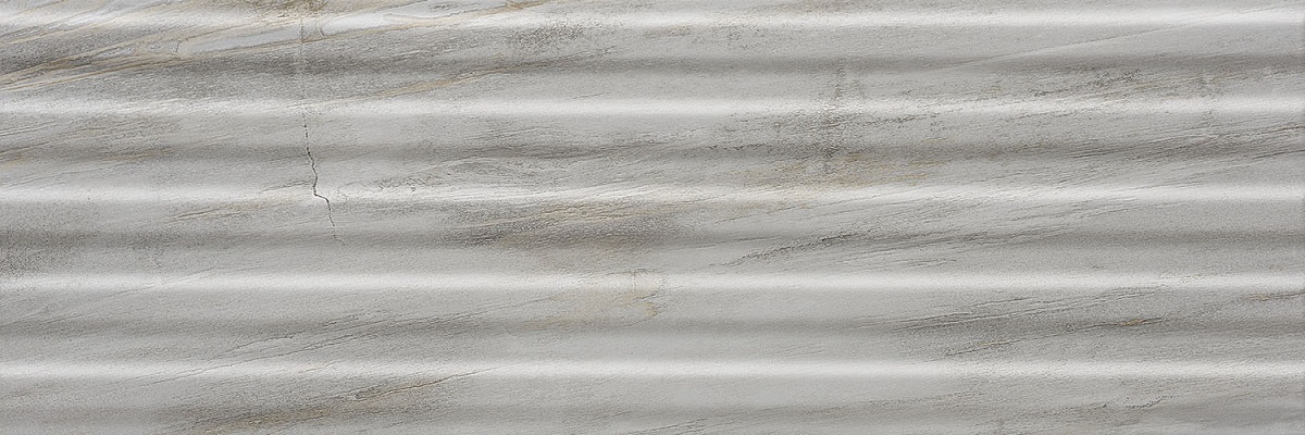 Декоративные элементы Serra Hill Grey Decor, цвет серый, поверхность глянцевая, прямоугольник, 300x900