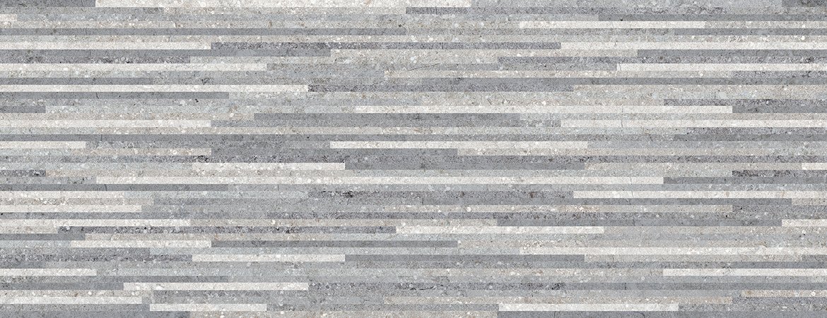 Мозаика MO.DA Ambition Muretto Grey-Decor, цвет серый, поверхность матовая, прямоугольник, 280x850