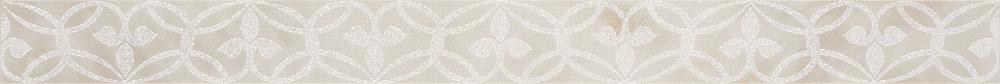 Бордюры Serra Camelia Pearl White Border, цвет белый, поверхность глянцевая, прямоугольник, 75x900