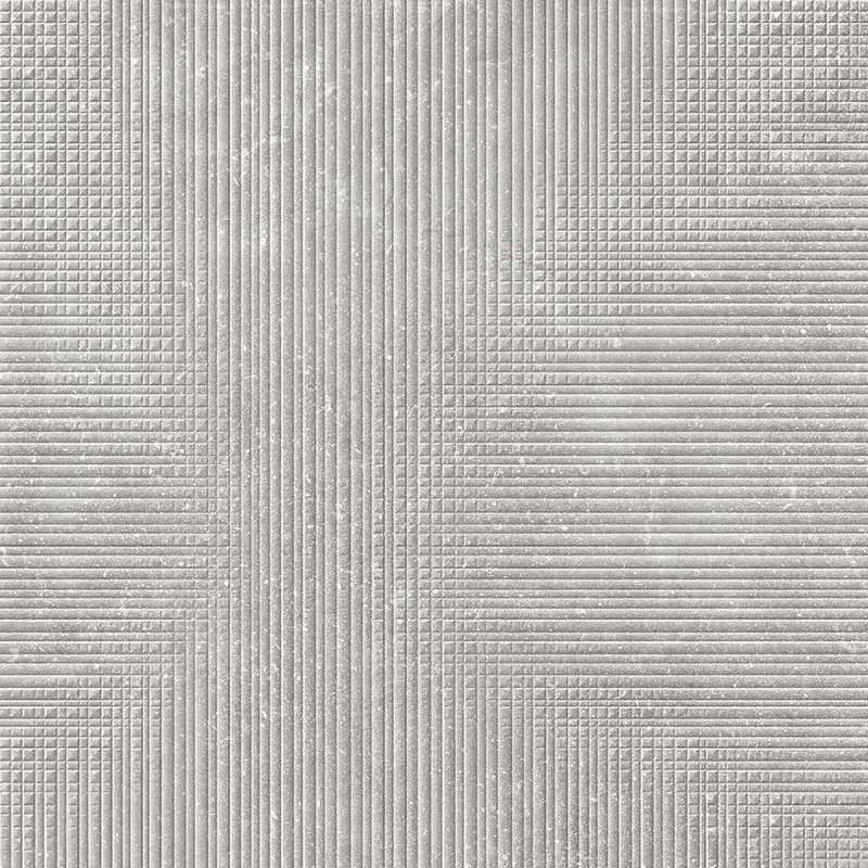 Декоративные элементы Provenza Eureka Tartan Grigio EFPM, цвет серый, поверхность матовая 3d (объёмная), квадрат, 300x300