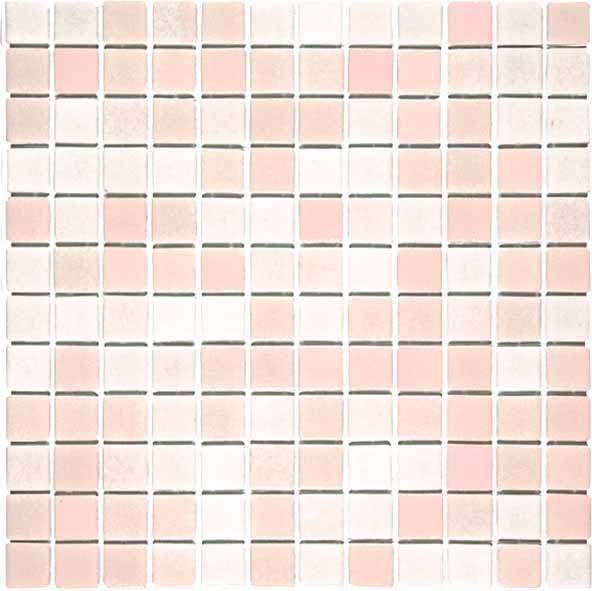 Мозаика Mosavit Combi-9 Melange Rose, цвет розовый, поверхность глянцевая, квадрат, 316x316