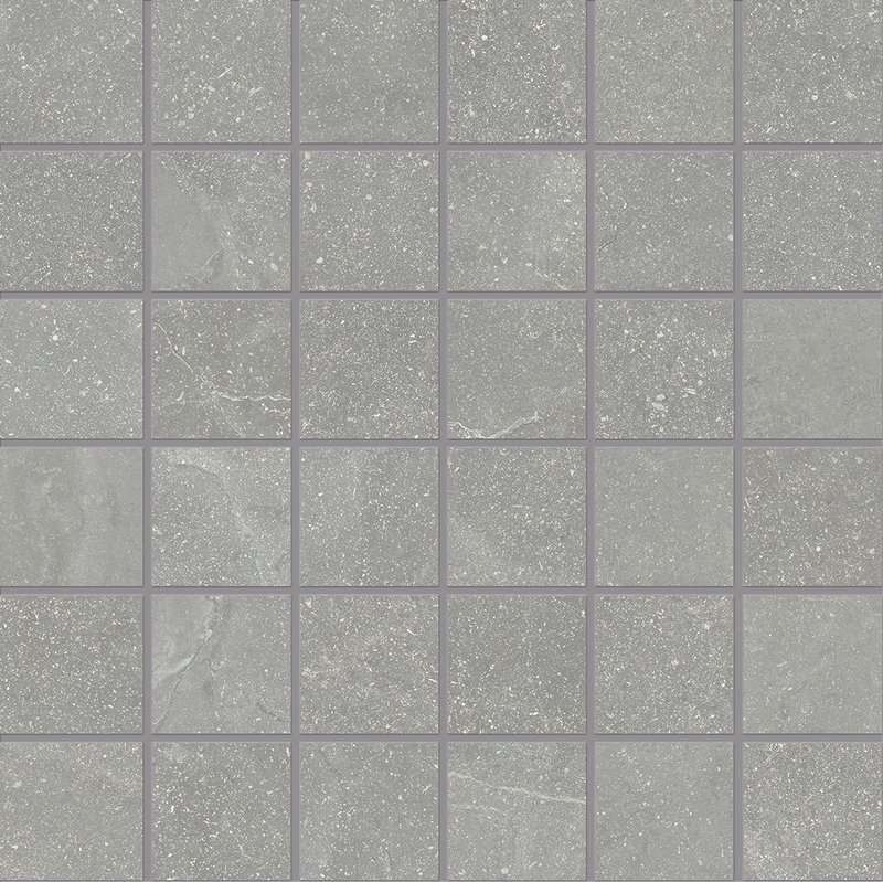 Мозаика Provenza Eureka Mosaico 5X5 Grigio EF4D, цвет серый, поверхность матовая, квадрат, 300x300