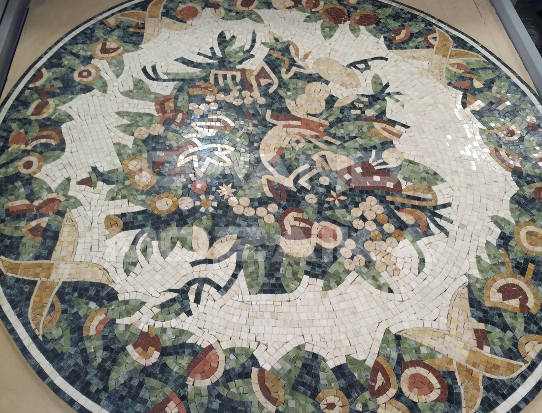 Плитка Natural Mosaic Мозаичные розоны, галерея фото в интерьерах