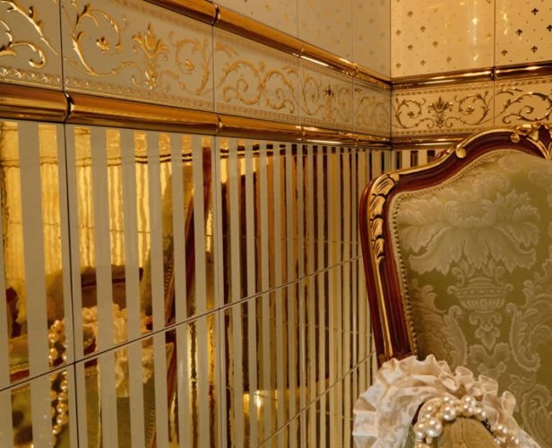 Плитка Petracers Grand Elegance Gold, галерея фото в интерьерах