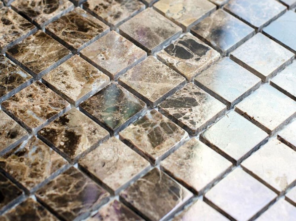 Плитка Pixel Mosaic Мрамор, галерея фото в интерьерах