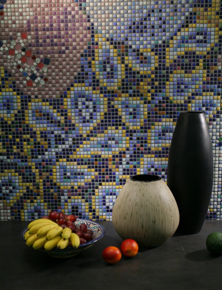 Плитка Lace Mosaic Сетка, галерея фото в интерьерах