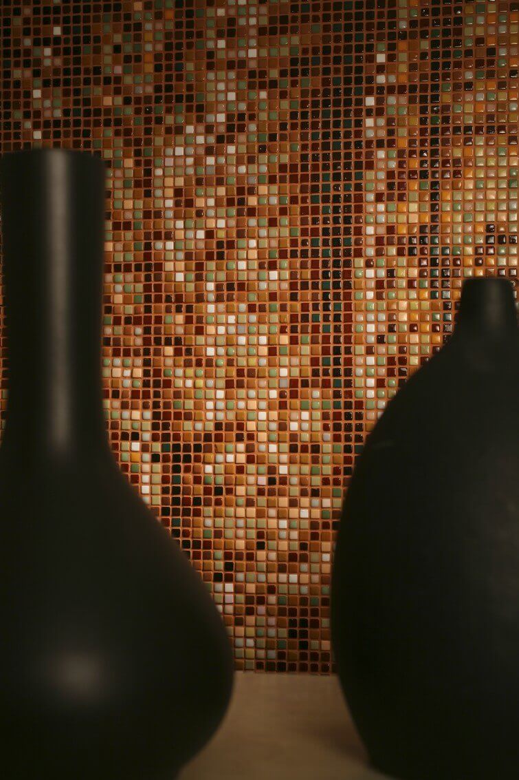 Плитка Lace Mosaic Сетка, галерея фото в интерьерах