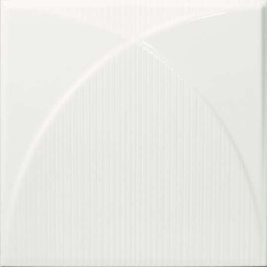 Керамическая плитка Dune Shapes 2 Bivio Luce 187439, цвет белый, поверхность сатинированная рельефная, квадрат, 250x250