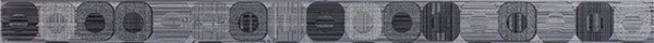 Бордюры Colorker Listelo Pixel Grey, цвет серый, поверхность матовая, прямоугольник, 45x605