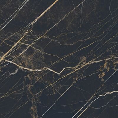 Керамогранит Casalgrande Padana Marmoker Night Storm Honed 12950502, цвет чёрный, поверхность матовая, квадрат, 600x600