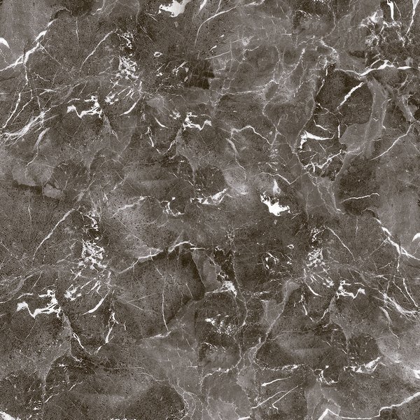 Керамическая плитка Piastrella Ольхон Империя Люкс Черная, цвет чёрный, поверхность глянцевая, квадрат, 327x327