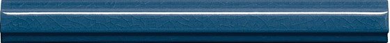 Бордюры Adex ADMO5269 Listelo Clasico C/C Azul Oscuro, цвет синий, поверхность глянцевая, прямоугольник, 17x150