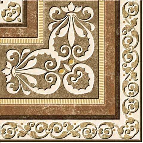 Декоративные элементы Absolut Keramika Taco Esquinera Marble, цвет коричневый, поверхность глянцевая, квадрат, 220x220