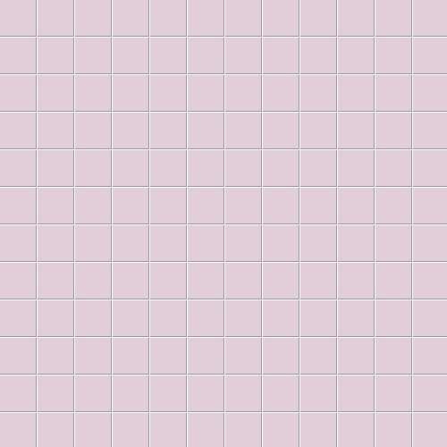 Мозаика Ce.Si Matt Malva Su Rete 2,5x2,5, цвет фиолетовый, поверхность матовая, квадрат, 300x300
