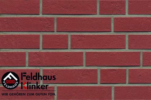Клинкер Feldhaus Klinker Accudo Carmesi R711NF14, цвет терракотовый, поверхность матовая, под кирпич, 71x240