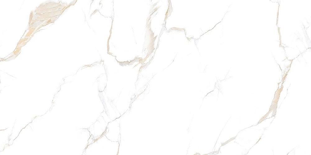 Керамогранит Decovita Calacatta Gold Full Lappato, цвет белый, поверхность лаппатированная, прямоугольник, 600x1200