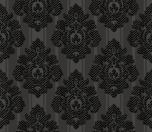Декоративные элементы Vallelunga Sospiri Tiffany Nero 6000884, цвет чёрный, поверхность сатинированная, прямоугольник, 121x140