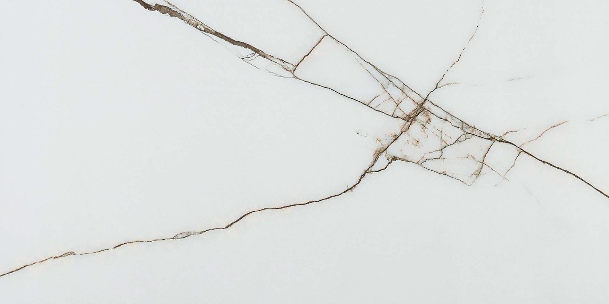 Керамогранит Pamesa Etna Luxglass, цвет белый, поверхность лаппатированная, прямоугольник, 600x1200
