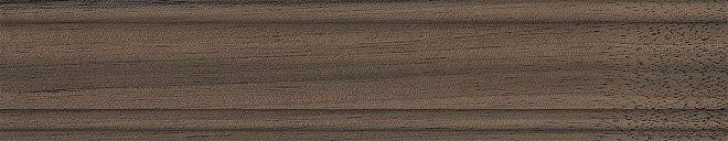 Бордюры Kerama Marazzi Плинтус Про Вуд коричневый DL5103\BTG, цвет коричневый, поверхность матовая, прямоугольник, 80x396
