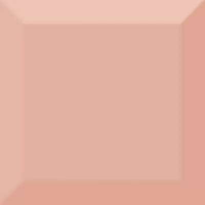 Керамическая плитка Absolut Keramika Monocolor Biselado Brillo Coral, цвет розовый, поверхность глянцевая, квадрат, 100x100