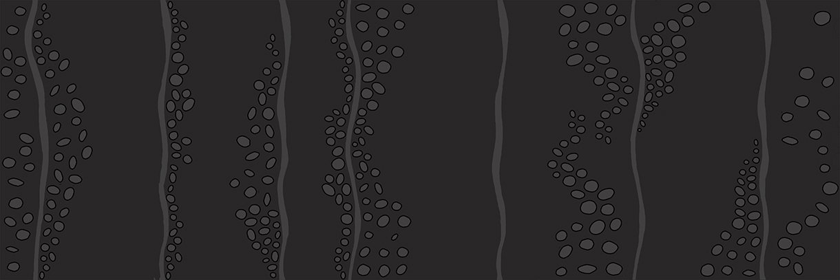 Декоративные элементы Нефрит керамика Эвелин 04-01-1-17-03-04-3060-3, цвет чёрный, поверхность матовая, прямоугольник, 200x600