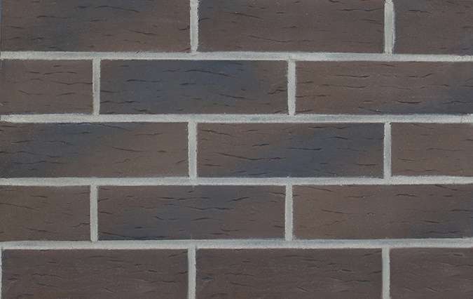 Клинкер Terramatic Color Koro Brown AA2202, цвет коричневый тёмный, поверхность рельефная, прямоугольник, 71x240