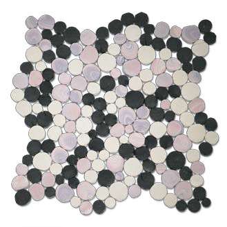 Мозаика Ker-av Tronchetto Catinaccio Mix Onda KER-TN158, цвет разноцветный, поверхность глянцевая, квадрат, 300x300