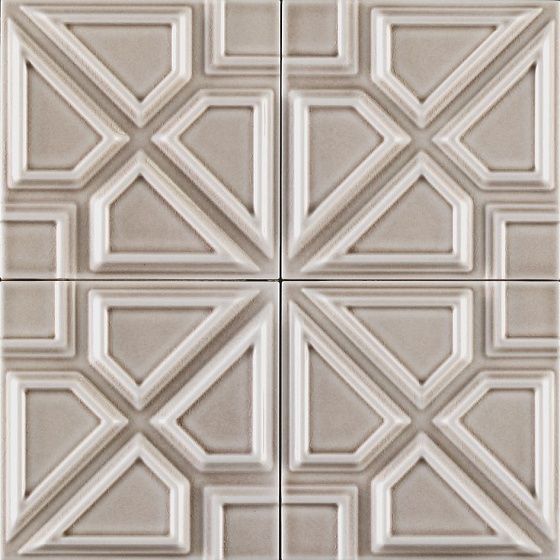 Керамическая плитка Grazia Formelle Milano Greige MILA3, цвет серый, поверхность глянцевая, квадрат, 130x130