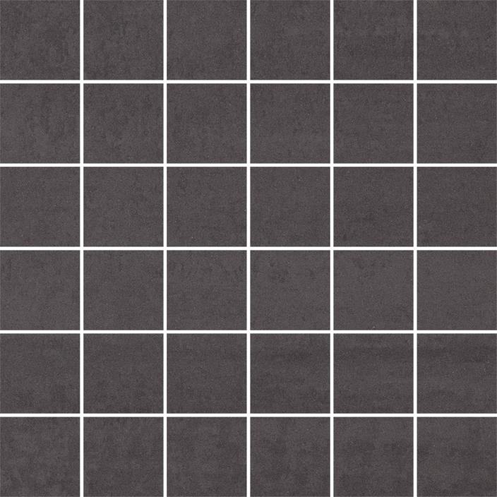 Мозаика Paradyz Doblo Nero Mozaika Cieta Mat., цвет чёрный, поверхность матовая, квадрат, 298x298