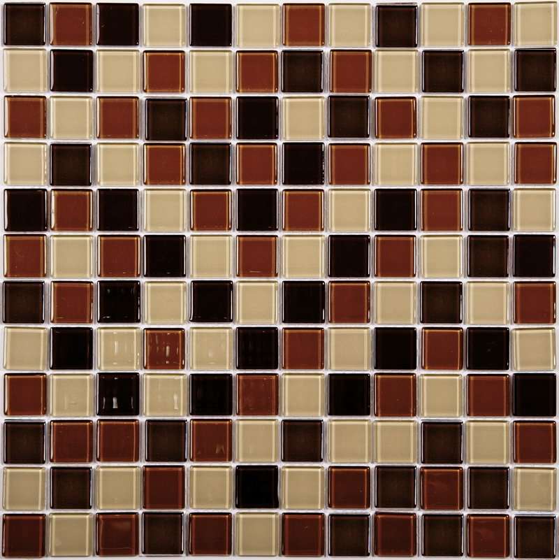 Мозаика NS Mosaic J-348, цвет разноцветный, поверхность глянцевая, квадрат, 318x318