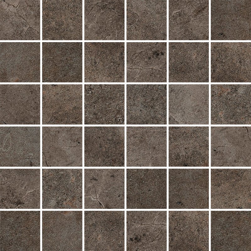 Мозаика Mirage Tribeca Greenwich Mosaico 36T TB04, цвет коричневый, поверхность матовая, квадрат, 300x300