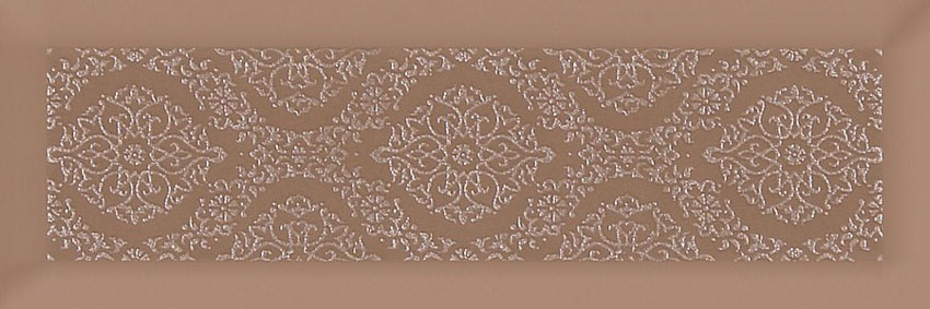 Декоративные элементы Gracia Ceramica Metro Lacroix Decor 08, цвет коричневый, поверхность глянцевая, прямоугольник, 100x300