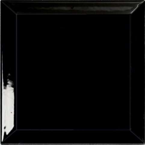 Керамическая плитка Tonalite Diamante Nero 563, цвет чёрный тёмный, поверхность глянцевая, квадрат, 150x150